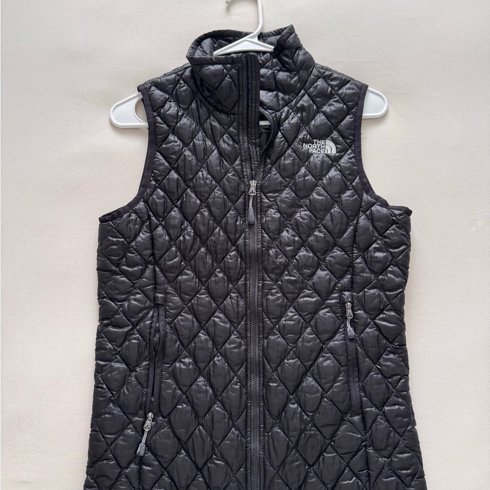 The North Face Black Quilted Vest